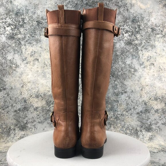 Naturalizer Women's Size 9M Jillian Brown Leather Knee High Tall Riding Boots - Picture 9 of 16